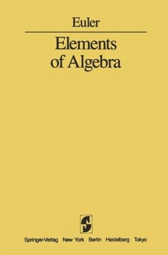 Elements of Algebra (eBook, PDF) - Euler, L.