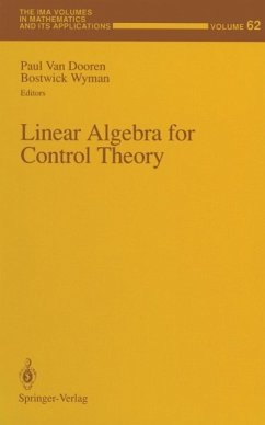 Linear Algebra for Control Theory (eBook, PDF)