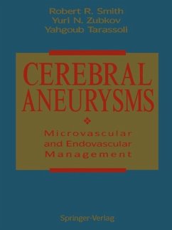 Cerebral Aneurysms (eBook, PDF) - Smith, Robert R.; Zubkov, Yuri N.; Tarassoli, Yahgoub