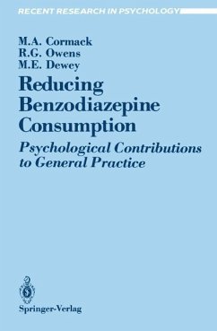 Cover Reducing Benzodiazepine Consumption (eBook, PDF)