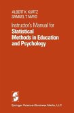 Instructor's Manual for Statistical Methods in Education and Psychology (eBook, PDF)