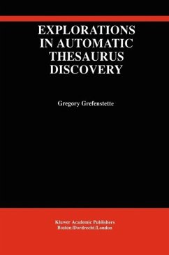 Cover Explorations in Automatic Thesaurus Discovery (eBook, PDF)