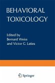 Behavioral Toxicology (eBook, PDF)