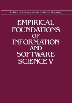 Empirical Foundations of Information and Software Science V (eBook, PDF)