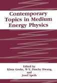 Contemporary Topics in Medium Energy Physics (eBook, PDF)