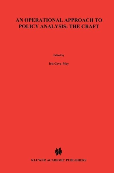 An Operational Approach to Policy Analysis: The Craft (eBook, PDF)