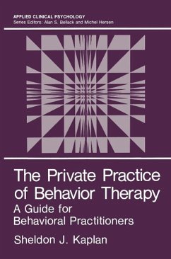 Cover The Private Practice of Behavior Therapy (eBook, PDF)