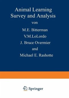 Animal Learning (eBook, PDF) - Bitterman, M. E.; Lolordo, V. M.; Overmier, J. Bruce; Rashotte, Michael E.