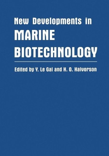New Developments in Marine Biotechnology (eBook, PDF)