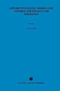 Cover Applied Stochastic Models and Control for Finance and Insurance (eBook, PDF)