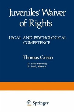 Juveniles' Waiver of Rights (eBook, PDF) - Grisso, Thomas