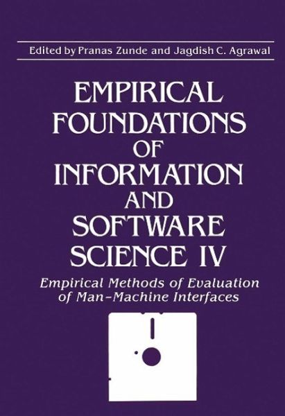 Empirical Foundations of Information and Software Science IV (eBook, PDF) Empirical Foundations of Information and Software Science IV (eBook, PDF)