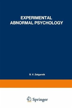 Cover Experimental Abnormal Psychology (eBook, PDF)