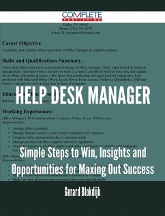 Cover Help Desk Manager - Simple Steps to Win, Insights and Opportunities for Maxing Out Success (eBook, ePUB)