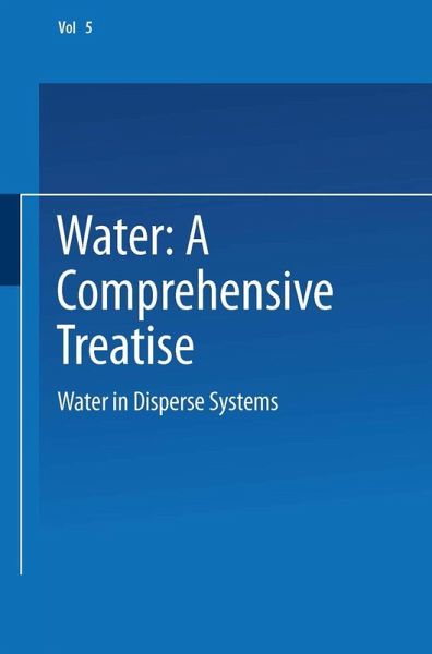 Water in Disperse Systems (eBook, PDF)