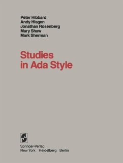 Studies in Ada Style (eBook, PDF) - Hibbard, P.; Hisgen, A.; Rosenberg, J.; Shaw, M.; Sherman, M.