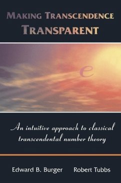 Making Transcendence Transparent (eBook, PDF) - Burger, Edward B.; Tubbs, Robert