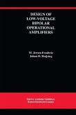 Design of Low-Voltage Bipolar Operational Amplifiers (eBook, PDF)