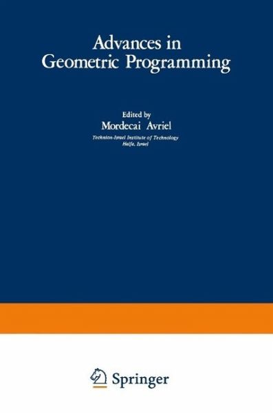 Advances in Geometric Programming (eBook, PDF)
