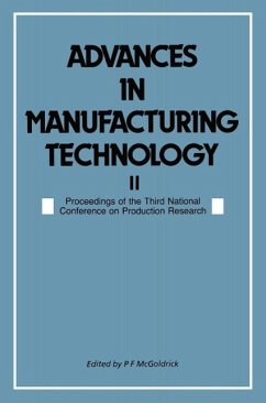Advances in Manufacturing Technology II (eBook, PDF) - McGoldrick, Peter F.