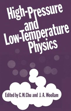 High-Pressure and Low-Temperature Physics (eBook, PDF) - Woollam, J. A.; Chu, C. W.