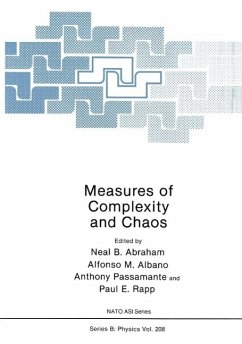 Measures of Complexity and Chaos (eBook, PDF)