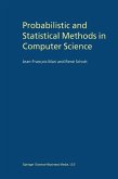 Probabilistic and Statistical Methods in Computer Science (eBook, PDF)