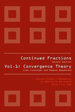 Cover CONTINUED FRACTIONS (eBook, PDF)