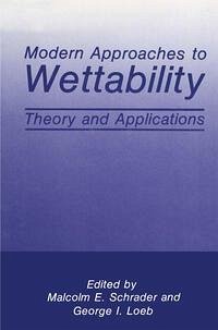 Modern Approaches to Wettability (eBook, PDF)
