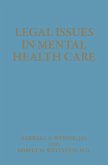 Legal Issues in Mental Health Care (eBook, PDF)