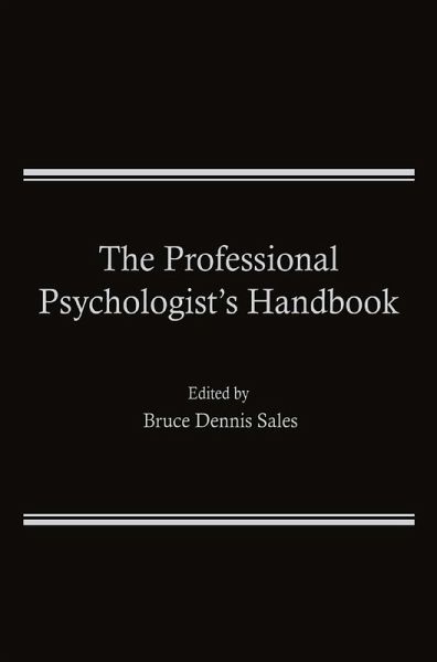 The Professional Psychologist's Handbook (eBook, PDF)