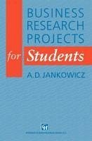 Cover Business Research Projects for Students (eBook, PDF)