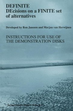 DEFINITE DEcisions on a FINITE set of alternatives (eBook, PDF) - Ron Janssen, Marjan van Herwijnen