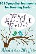 What Should I Write? 101 Sympathy... - Bild 1