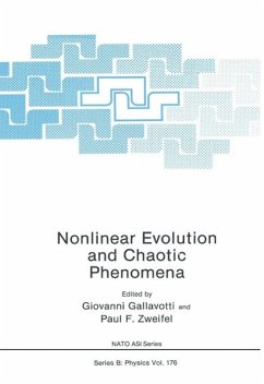 Nonlinear Evolution and Chaotic Phenomena (eBook, PDF) - Gallavotti, Giovanni; Zweifel, Paul F.