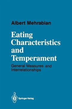 Eating Characteristics and Temperament (eBook, PDF) - Mehrabian, Albert