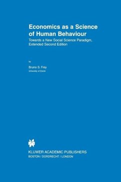 Cover Economics as a Science of Human Behaviour (eBook, PDF)