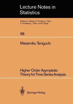 Cover Higher Order Asymptotic Theory for Time Series Analysis (eBook, PDF)
