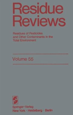 Residue Reviews (eBook, PDF) - Gunther, Francis A.
