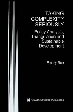 Taking Complexity Seriously (eBook, PDF) - Roe, Emery