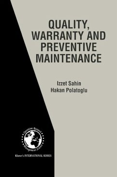 Quality, Warranty and Preventive Maintenance (eBook, PDF) - Sahin, Izzet; Polatoglu, Hakan