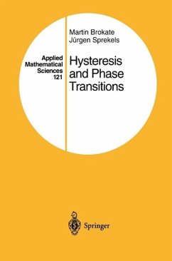 Hysteresis and Phase Transitions (eBook, PDF) - Brokate, Martin; Sprekels, Jürgen