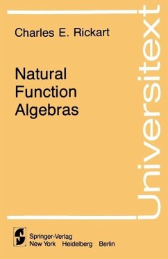 Natural Function Algebras (eBook, PDF) - Rickart, Charles E.