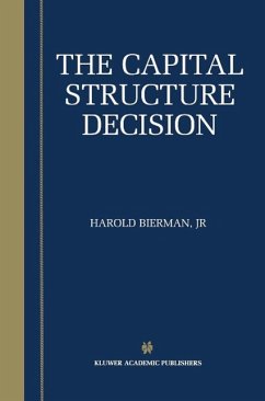 Cover The Capital Structure Decision (eBook, PDF)