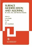 Surface Modification and Alloying (eBook, PDF)