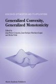 Generalized Convexity, Generalized Monotonicity: Recent Results (eBook, PDF)