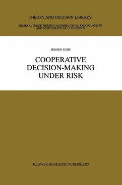Cooperative Decision-Making Under Risk (eBook, PDF) - Suijs, Jeroen