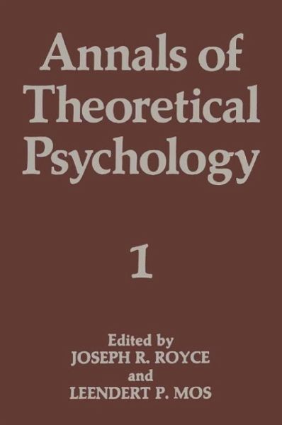 Annals of Theoretical Psychology (eBook, PDF) Annals of Theoretical Psychology (eBook, PDF)