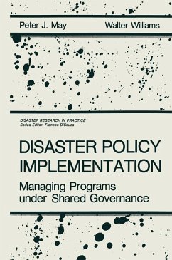 Disaster Policy Implementation (eBook, PDF) - May, P. J.; Williams, W.