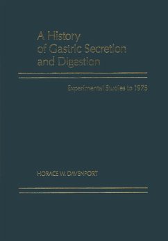 Cover A History of Gastric Secretion and Digestion (eBook, PDF)